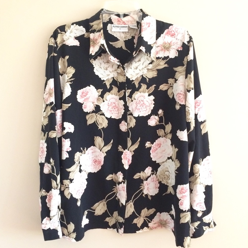 Alfred Dunner Button Down Top
